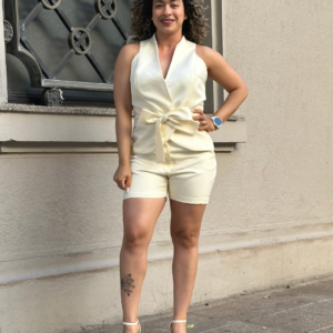 Conjunto de chaleco Vainilla Chic